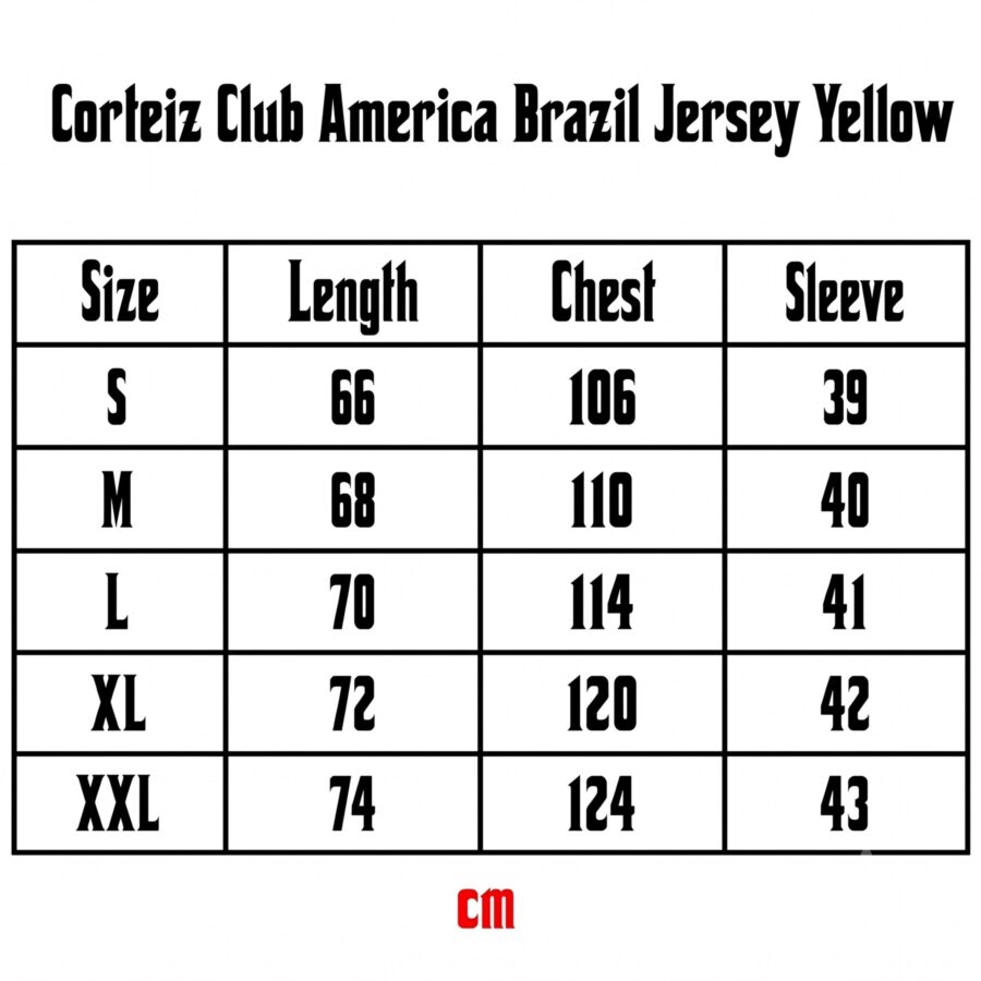 Corteiz Club America Brazil Jersey Yellow