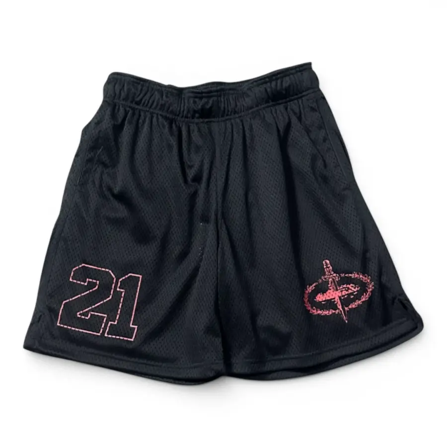 Corteiz x Slaughter Gang 21 Savage Mesh Shorts