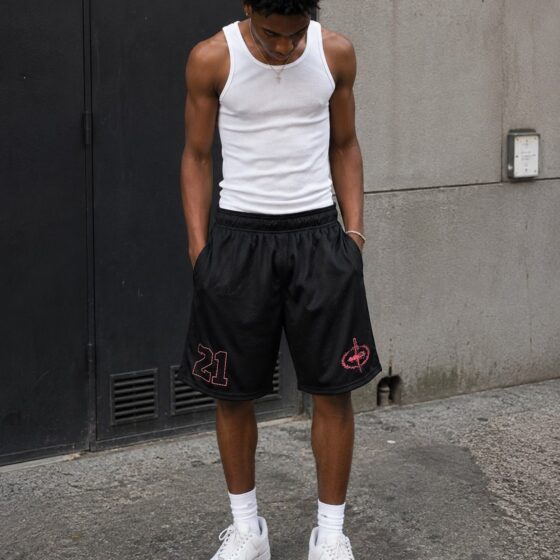 Corteiz x Slaughter Gang 21 Savage Mesh Shorts