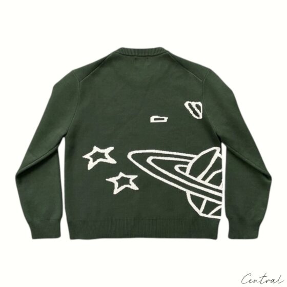 Broken Planet Knit Sweater - taobao-942937453523 - Green