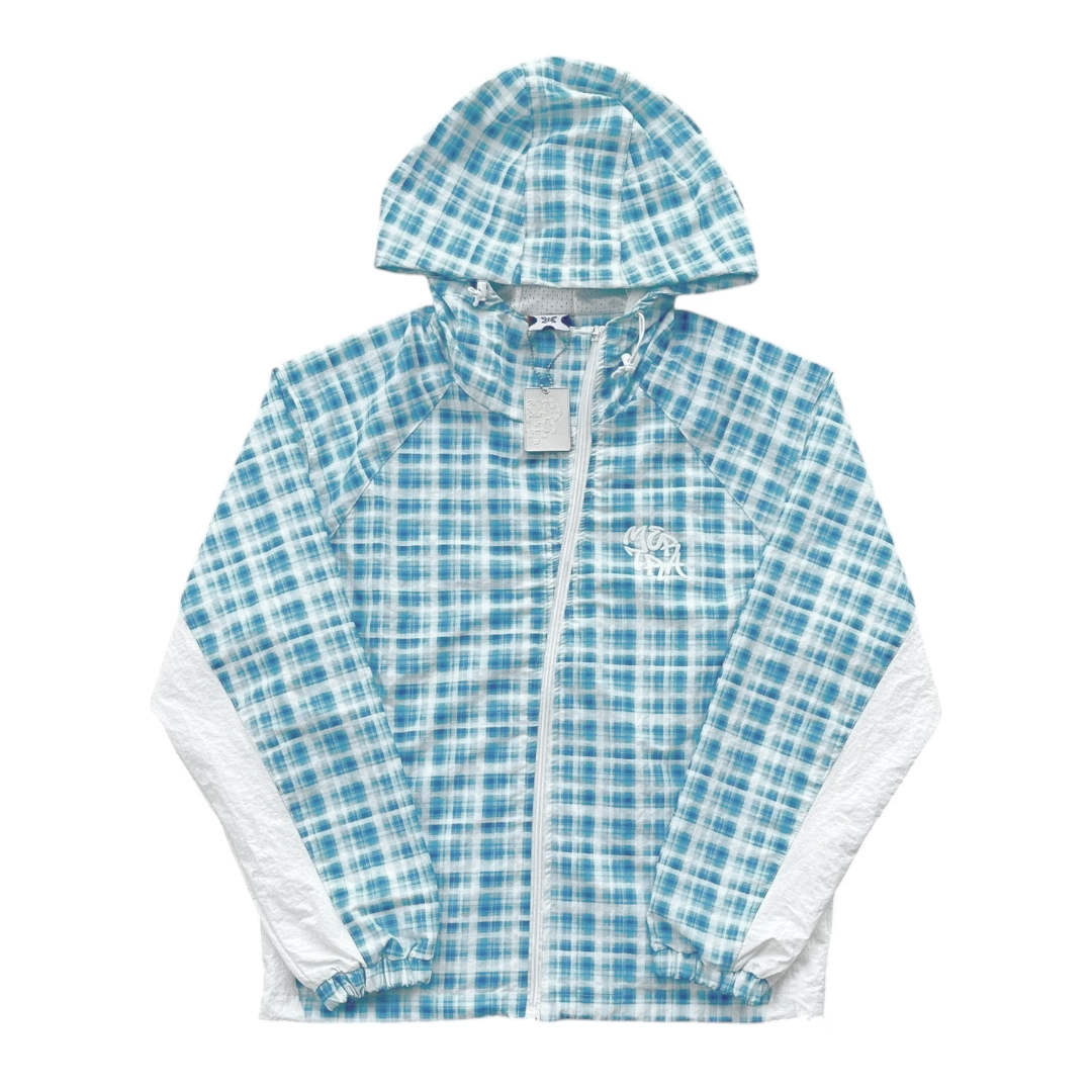 Mertra Hoodie - blue and white