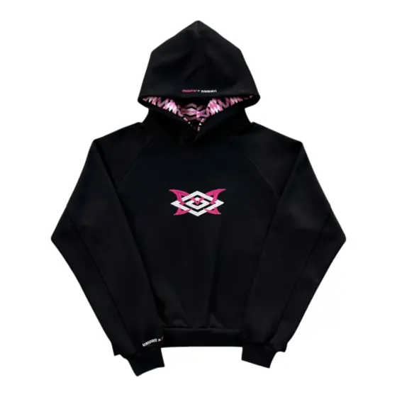 Mertra Hoodie - Black Pink