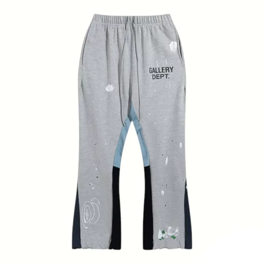 Gallery Dept. Painted Flare Sweat Pants - Gray