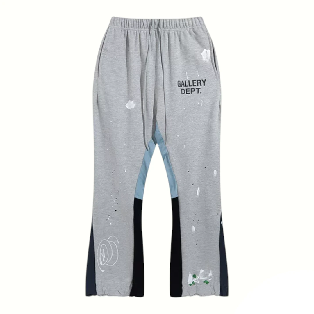 Gallery Dept. Painted Flare Sweat Pants - Gray