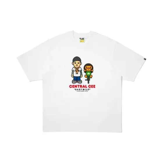 BAPE x Spotify x Central Cee Bax Milo Relaxed Fit Tee - White