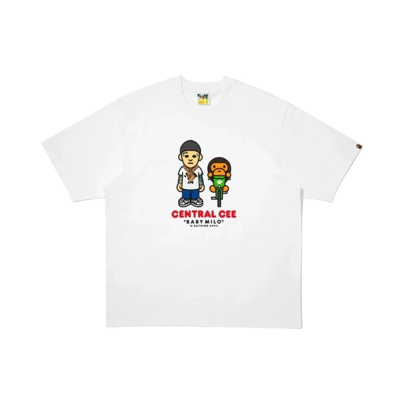 BAPE x Spotify x Central Cee Bax Milo Relaxed Fit Tee - White