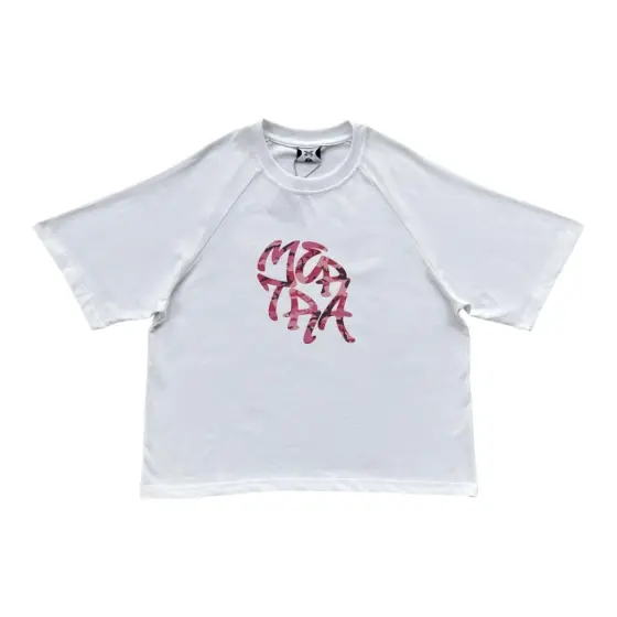 Mertra tshirt - M01 pink camouflage white