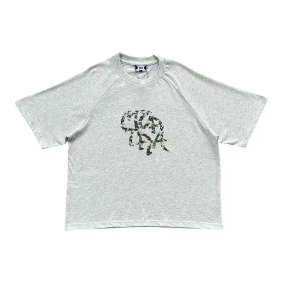 Mertra tshirt - M05 green camouflage Gray