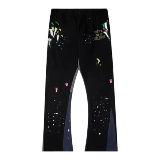 Gallery Dept. Paint Splatter Sweatpants - Black
