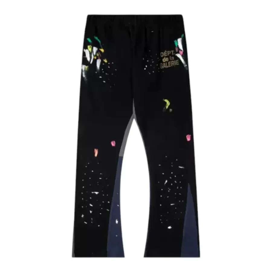 Gallery Dept. Paint Splatter Sweatpants - Black
