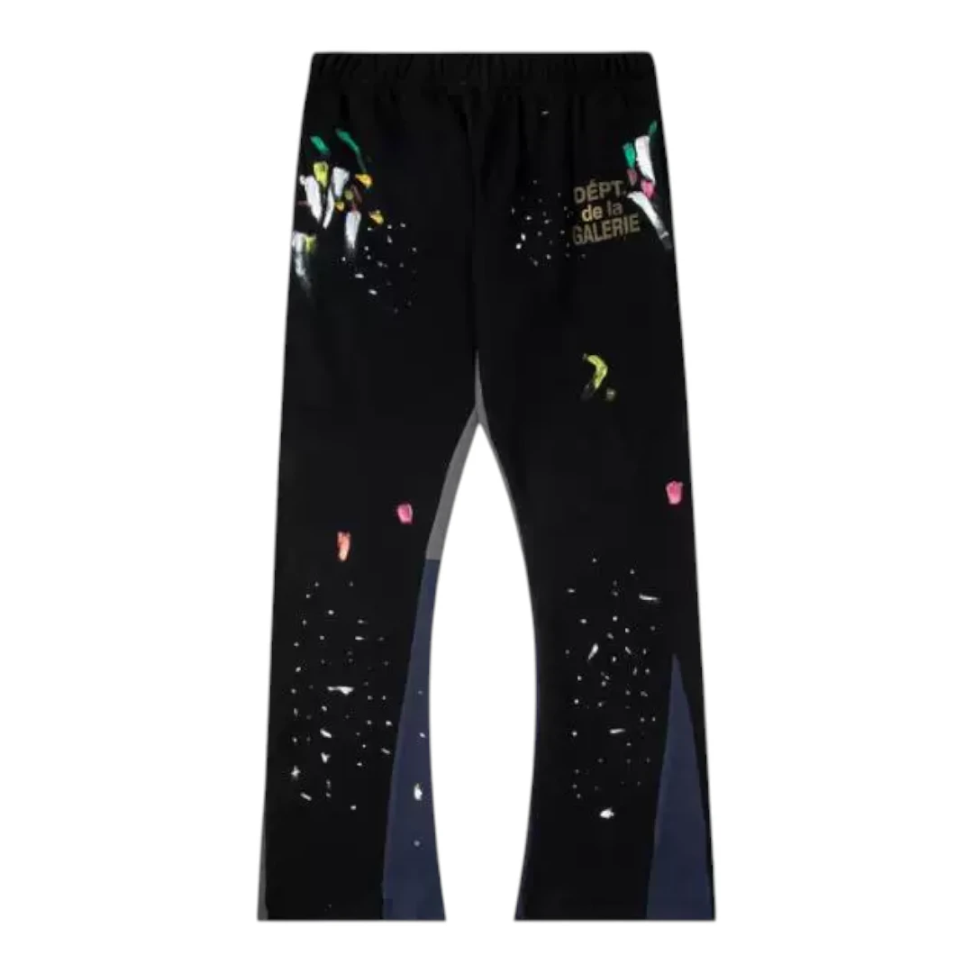 Gallery Dept. Paint Splatter Sweatpants - Black