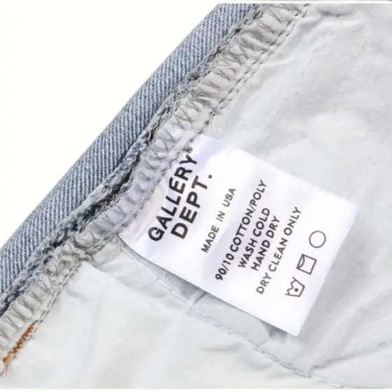 Gallery Dept. Flared Denim Jeans - Blue / Light Gray