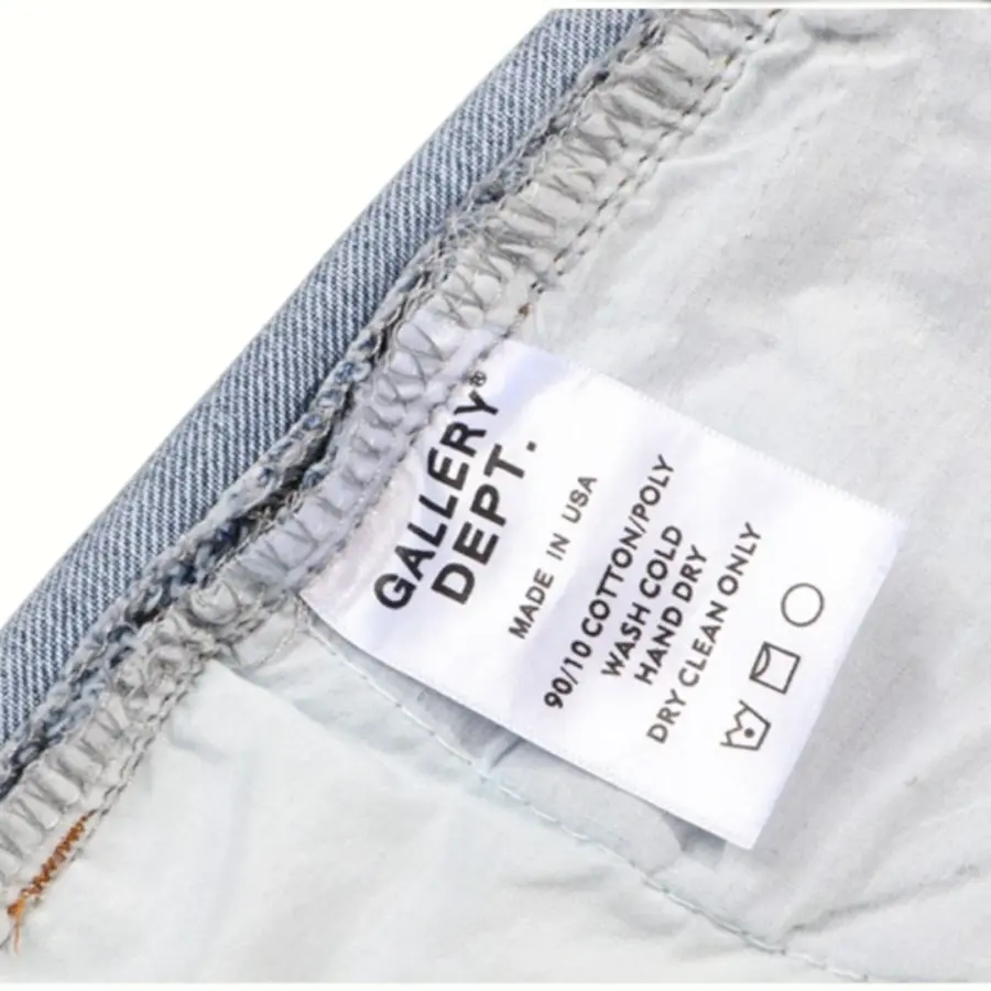 Gallery Dept. Flared Denim Jeans - Blue / Light Gray