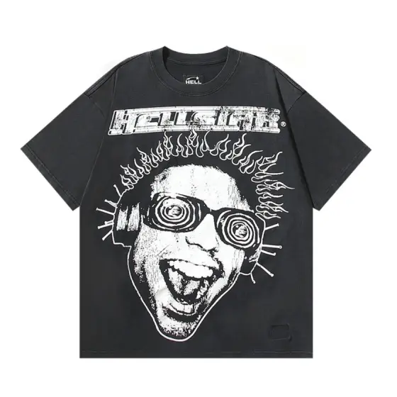 Hellstar Screaming Face T-Shirt - Black