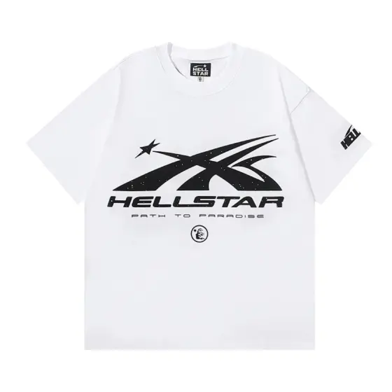 Hellstar Arrow Star Logo T-Shirt - White