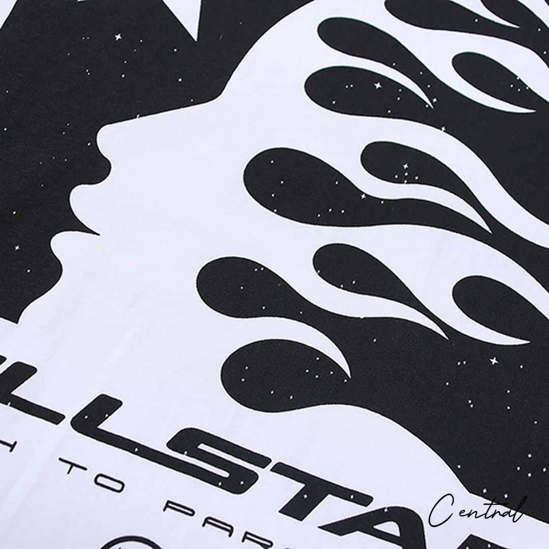 Hellstar Arrow Star Logo T-Shirt - White