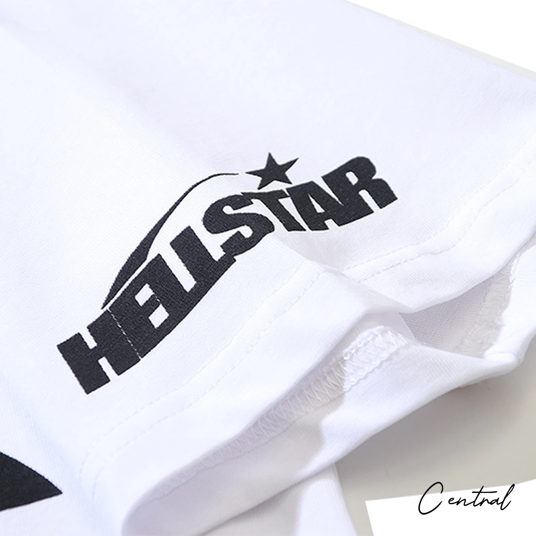 Hellstar Arrow Star Logo T-Shirt - White