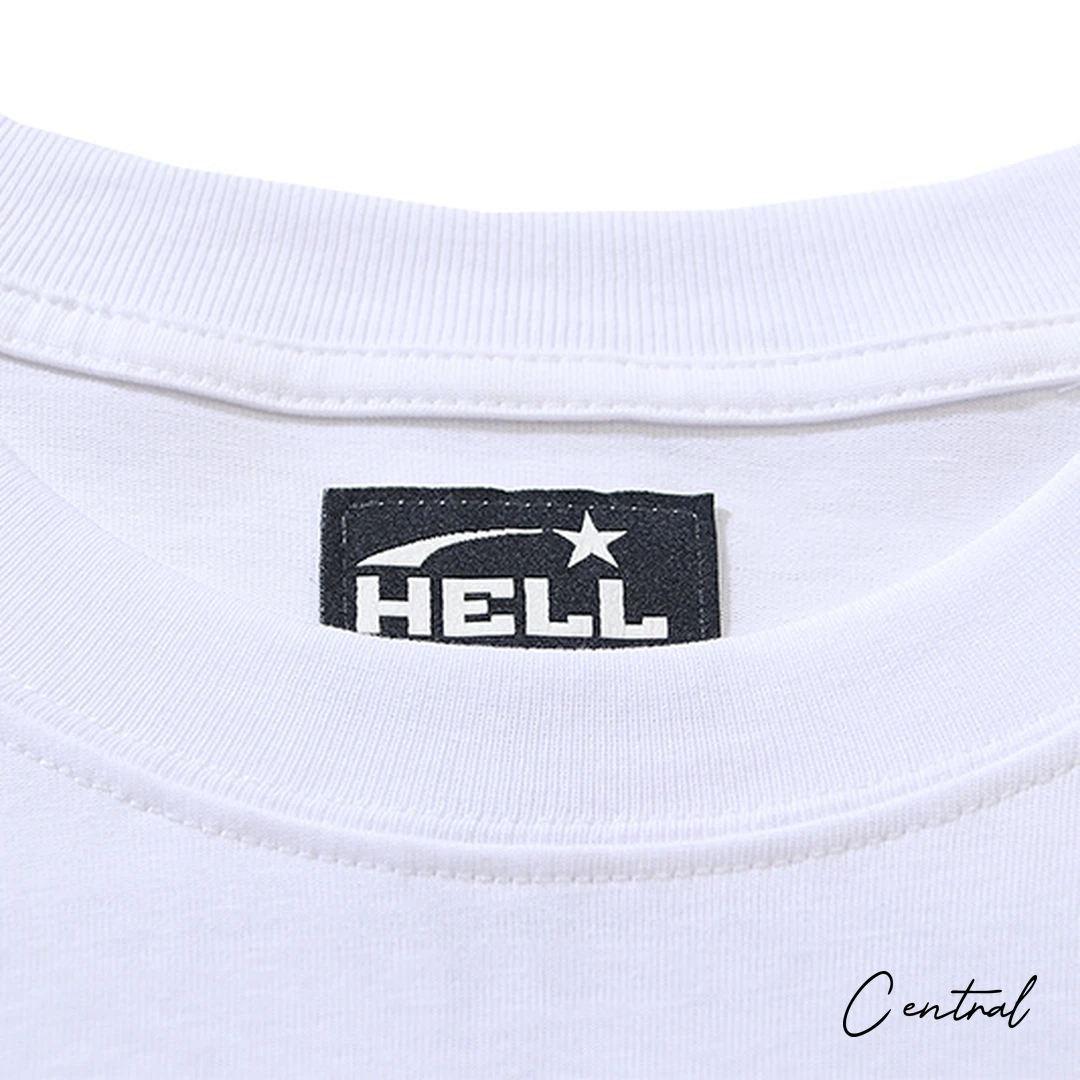 Hellstar Paradise Spiky Graphic T-Shirt - White