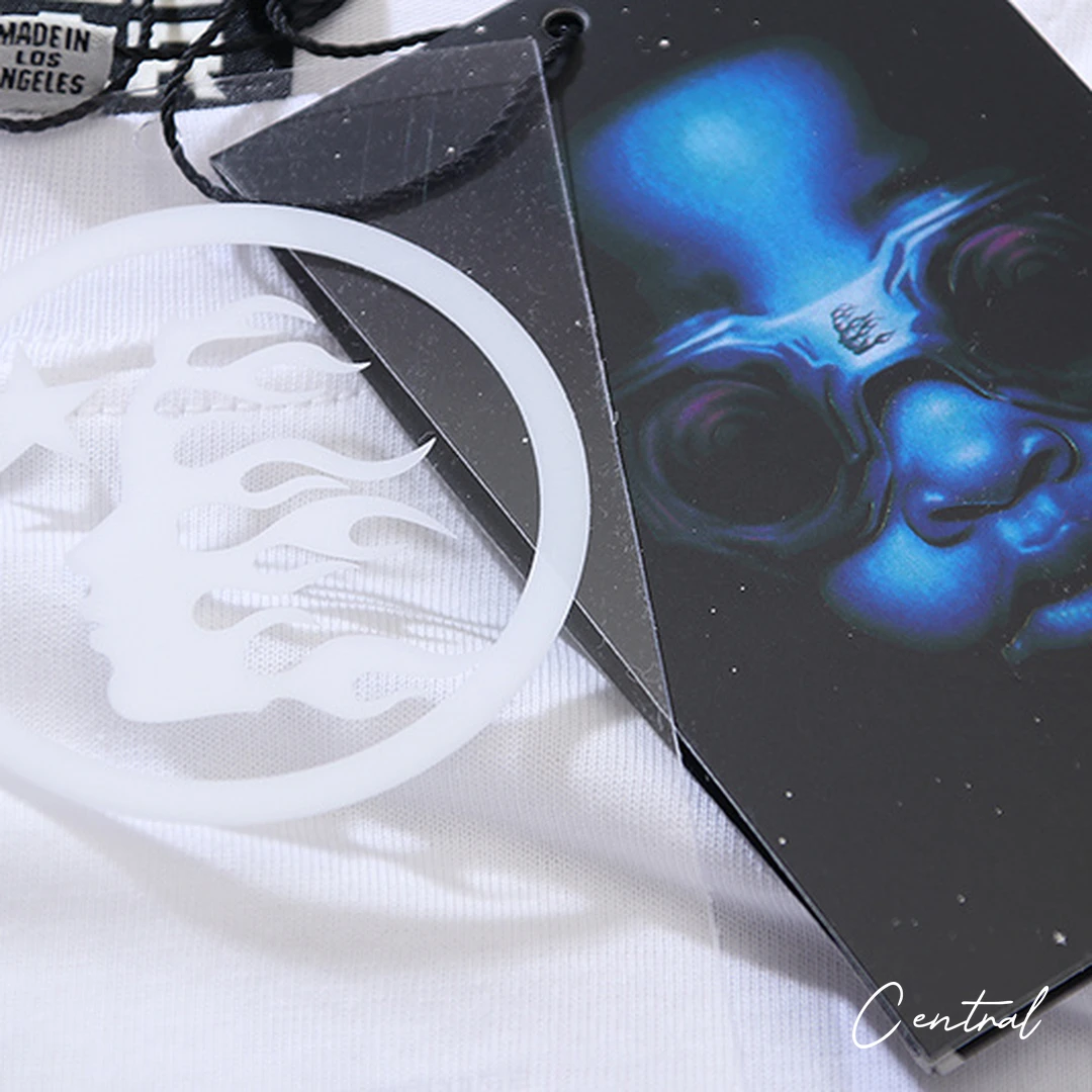 Hellstar Paradise Spiky Graphic T-Shirt - White