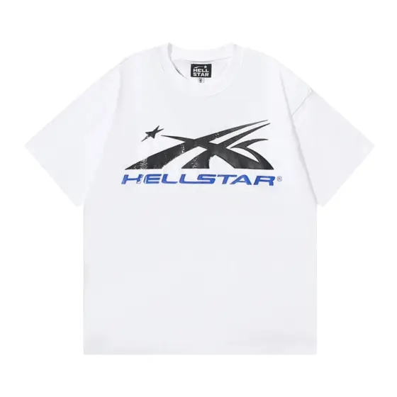 Hellstar Arrow Star Logo T-Shirt - White