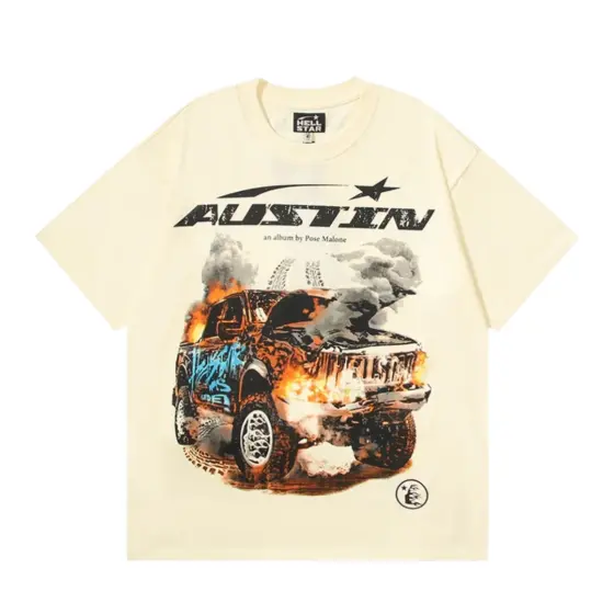 Hellstar Austin T-Shirt - Apricot