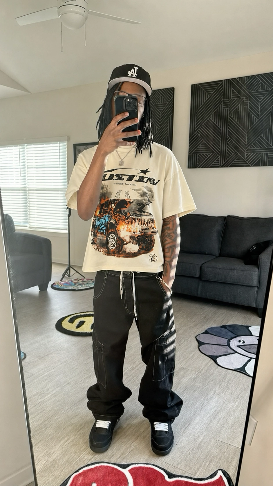 Hellstar Austin T-Shirt - Apricot