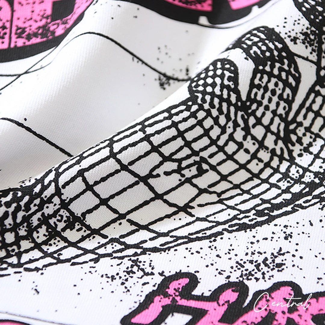 Hellstar Cross Figure Graphic T-Shirt - White