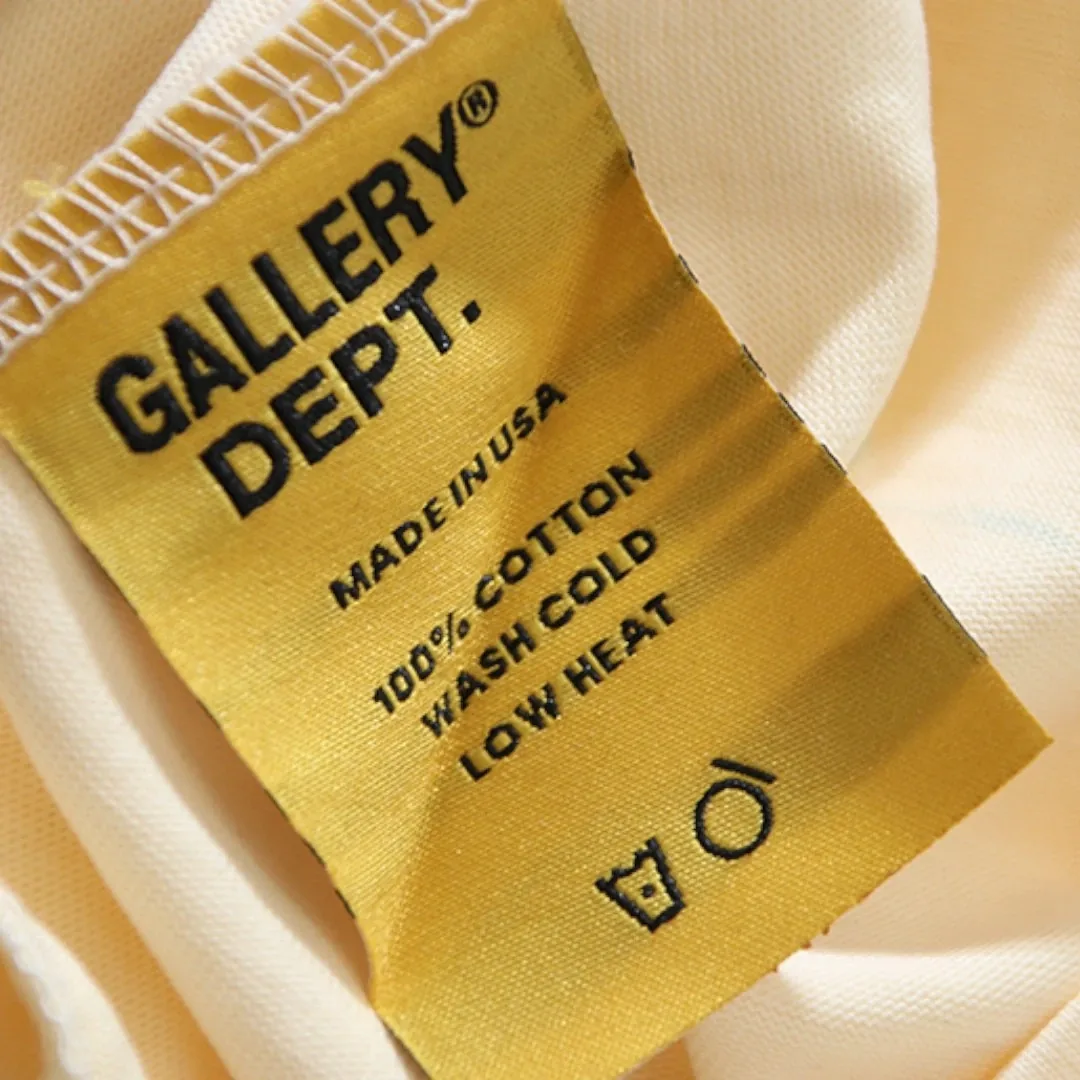 Gallery Dept Drive Thru Boxy Fit Tshirt - Beige