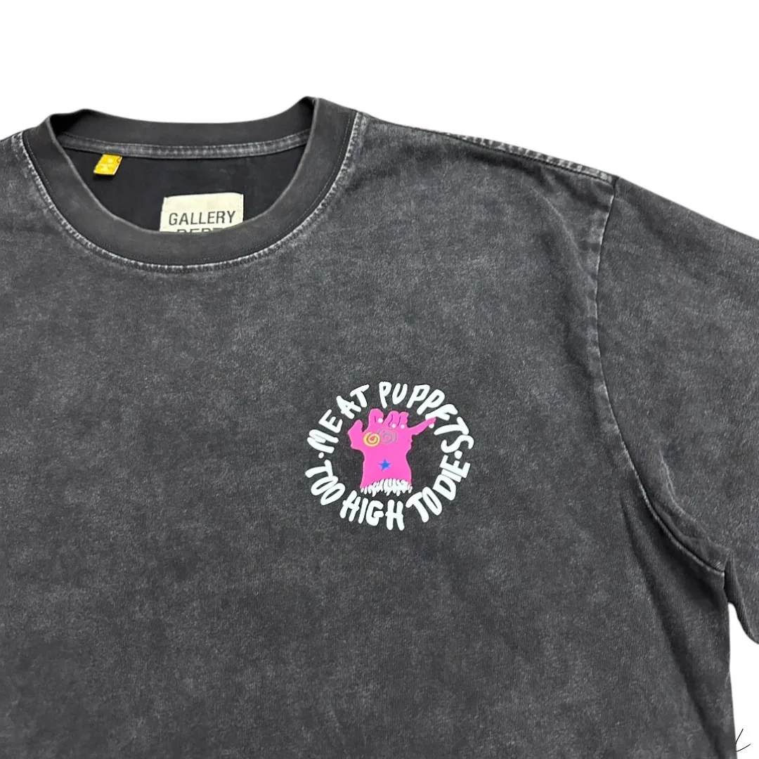 Gallery Dept. x Meat Puppets “Too High To Die” T-Shirt – Faded Black