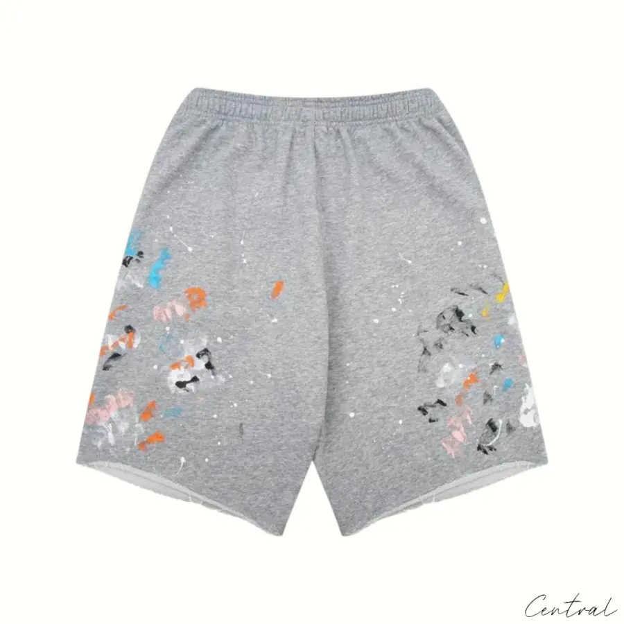 Gallery Dept Paint Splatter Shorts – Grey