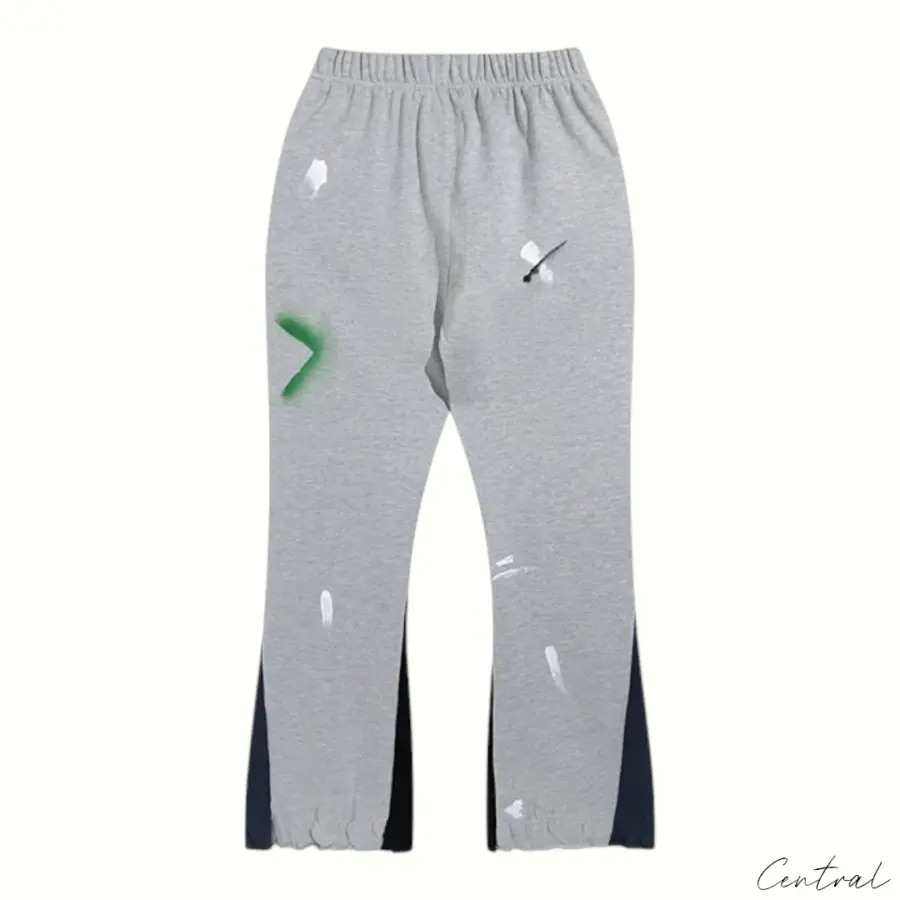Gallery Dept. Painted Flare Sweat Pants - Gray