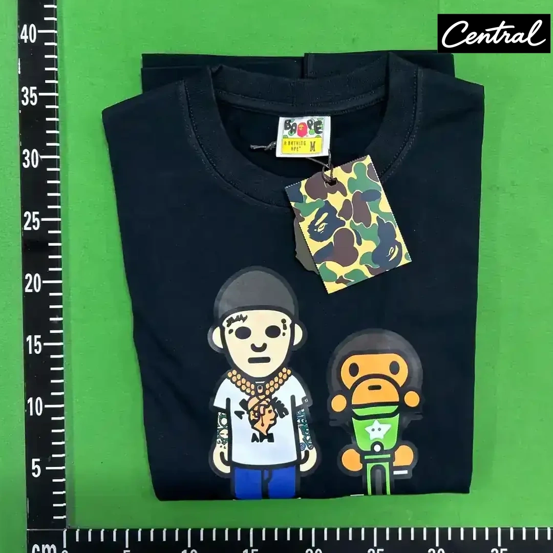 BAPE x Spotify x Central Cee Bax Milo Relaxed Fit Tee - Black