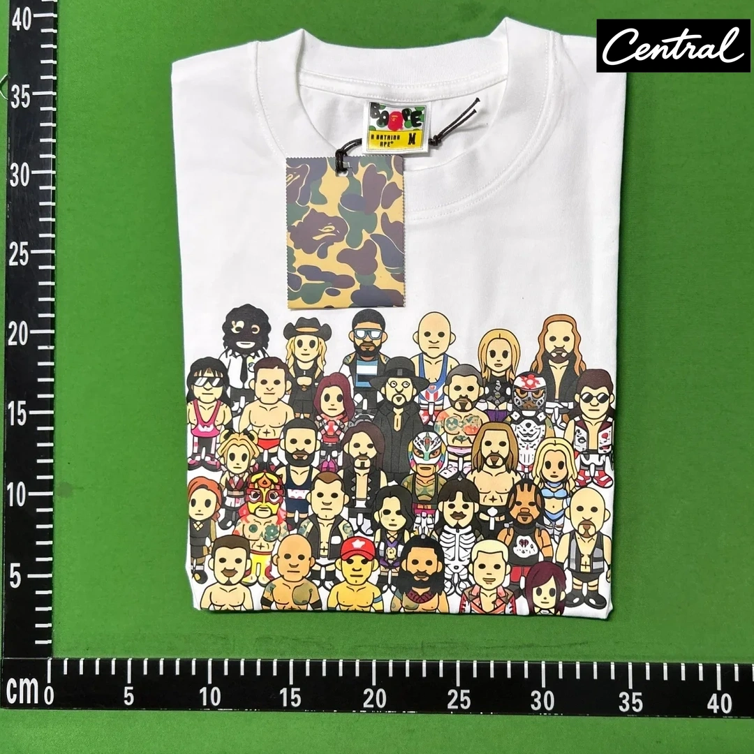 BAPE x Fanatics x WWE Wrestlers Baby Milo Relaxed Fit Tee - White