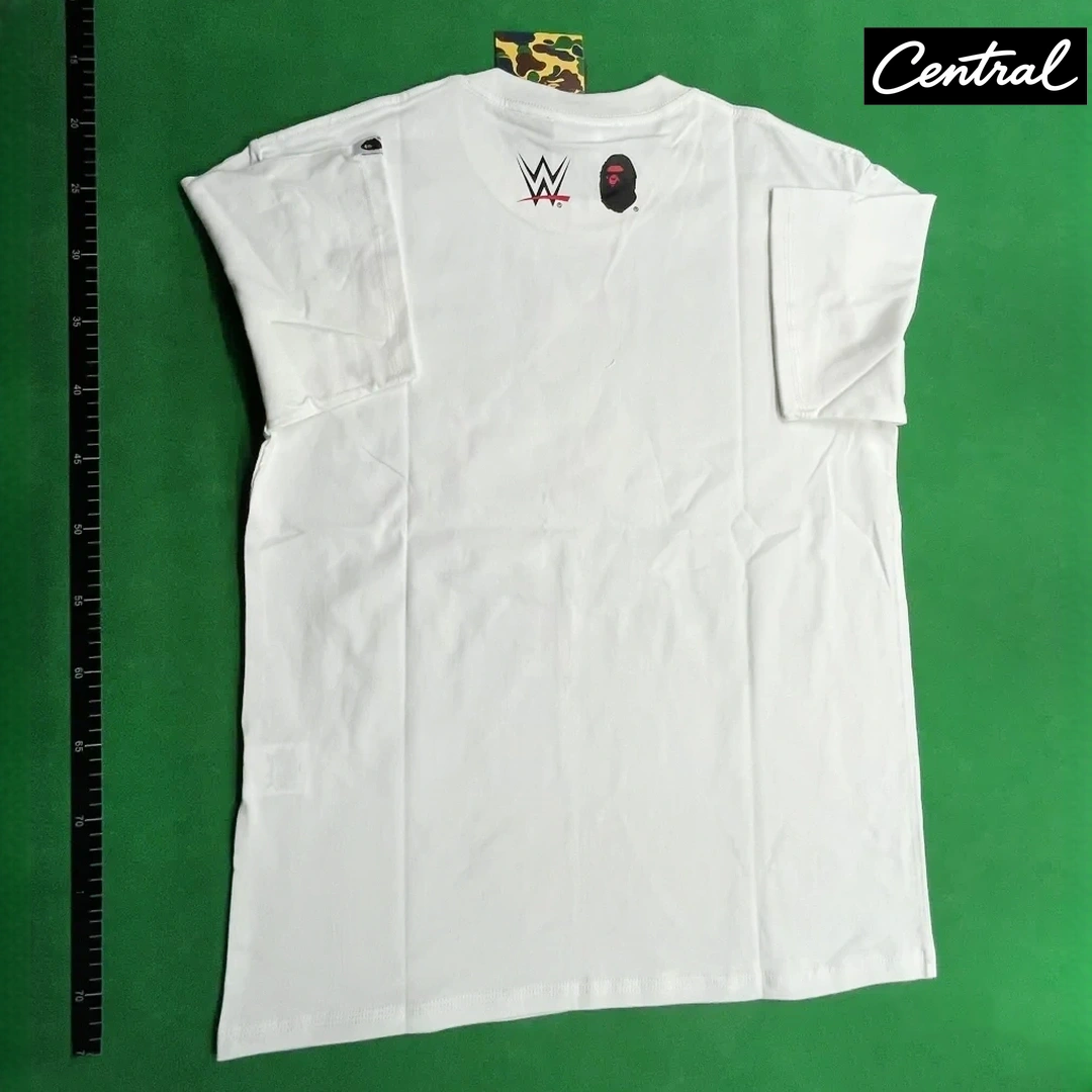 BAPE x Fanatics x WWE John Cena Baby Milo Relaxed Fit Tee - White
