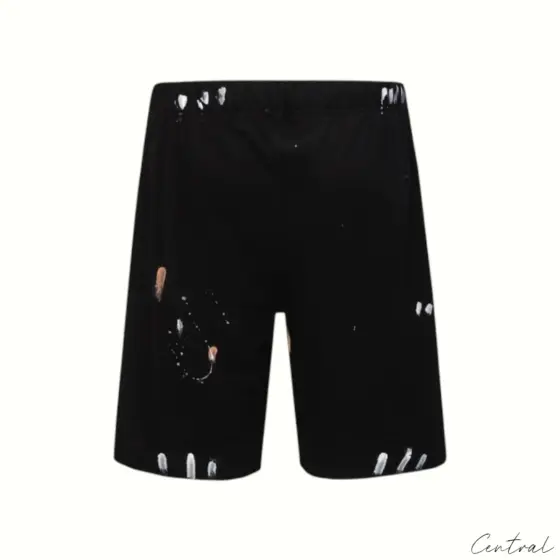 Gallery Dept. Paint Splatter Sweat Shorts - Black