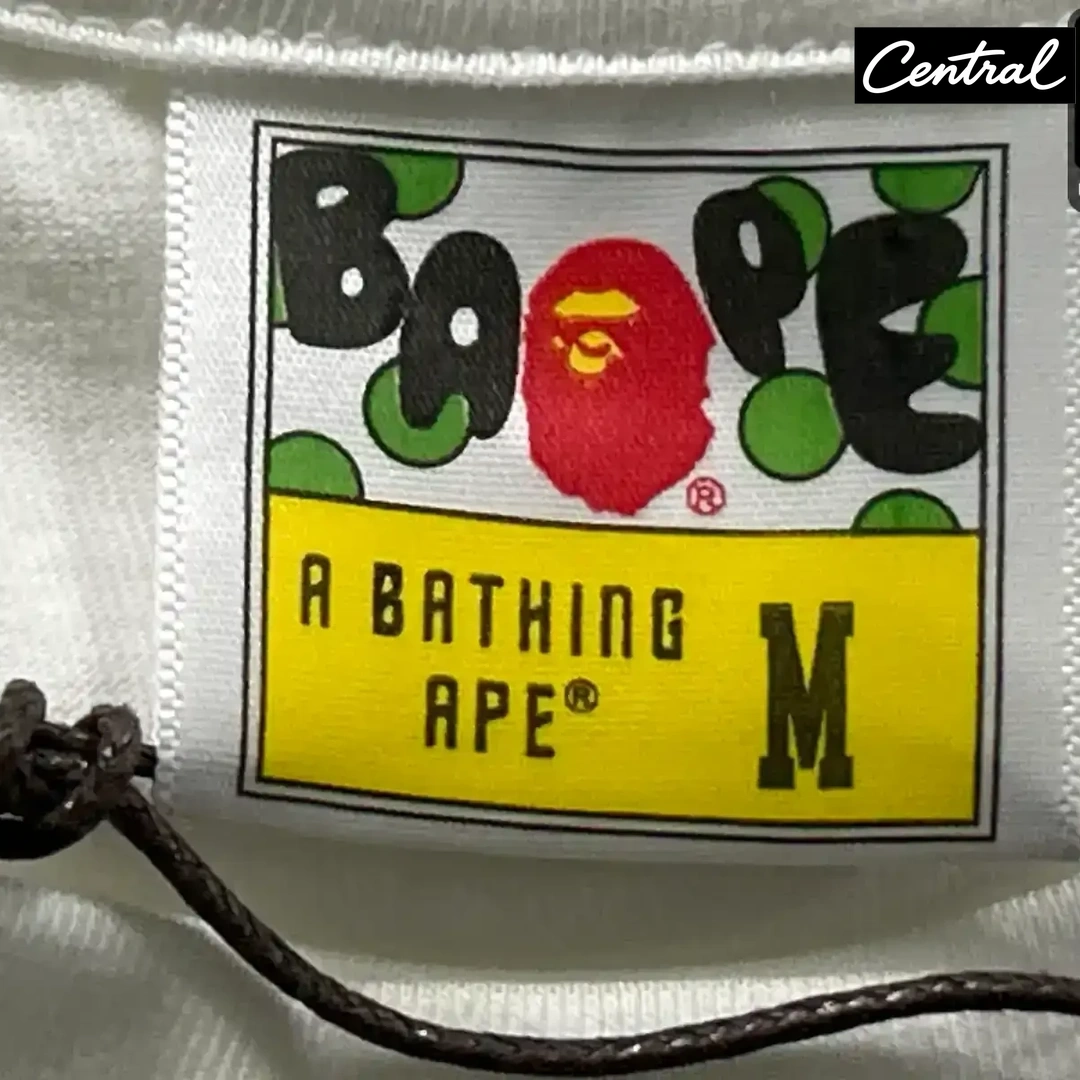 BAPE x Spotify x Central Cee Ape Head Relaxed Fit Tee - White