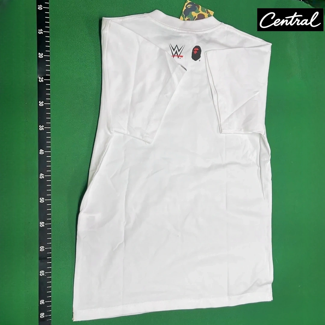BAPE x Fanatics x WWE Stone Cold Steve Austin Baby Milo Relaxed Fit Tee - White