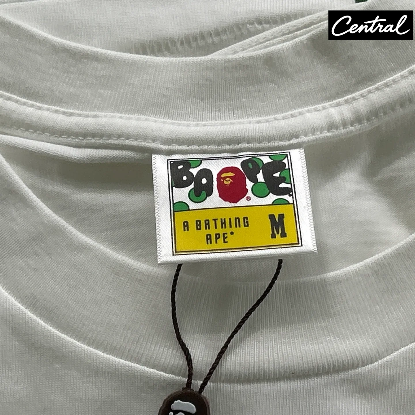 BAPE ABC CAMO BY BATHING TEE - white powder