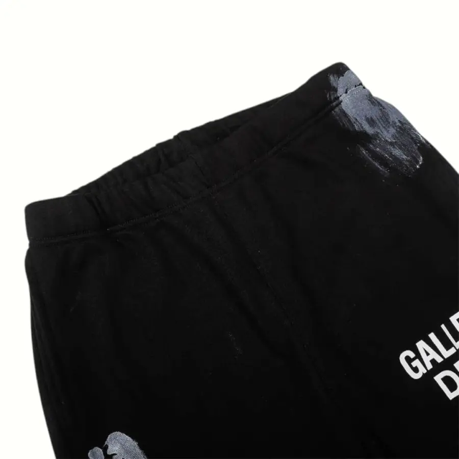 Gallery Dept. Paint Splatter Flare Sweatpants - Black