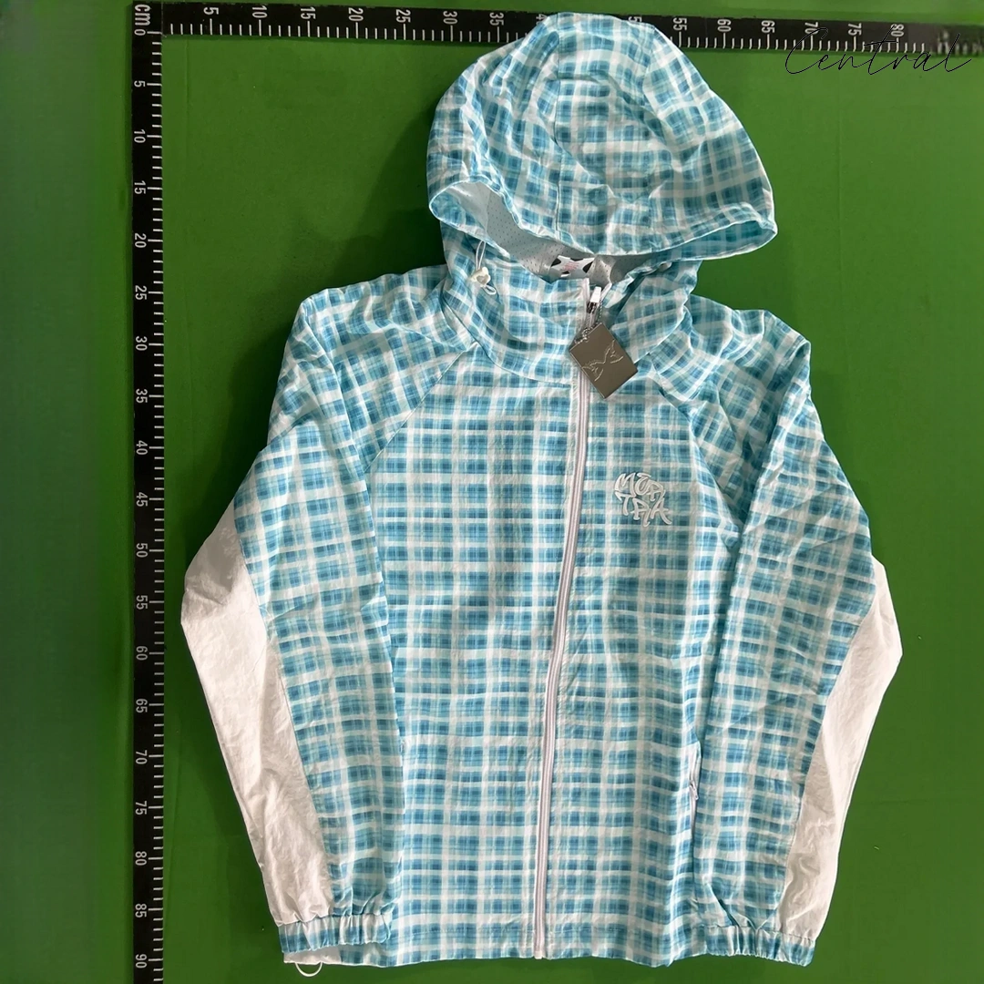 Mertra Hoodie - blue and white