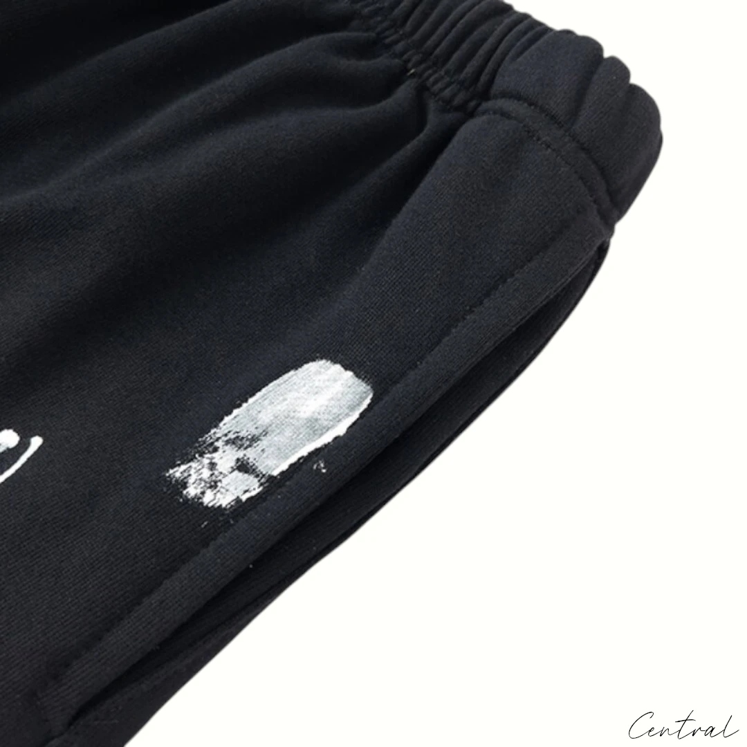 Gallery Dept. Painted Flare Sweat Pants - Black