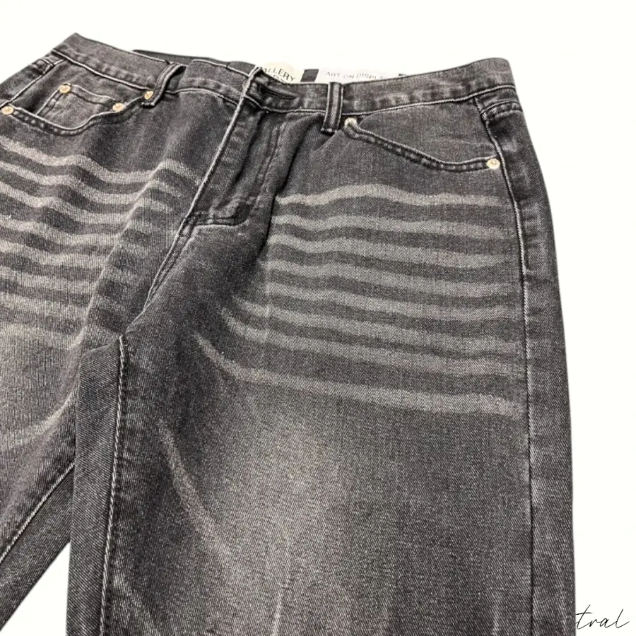 Gallery Dept. Split Flare Denim Jeans – Black
