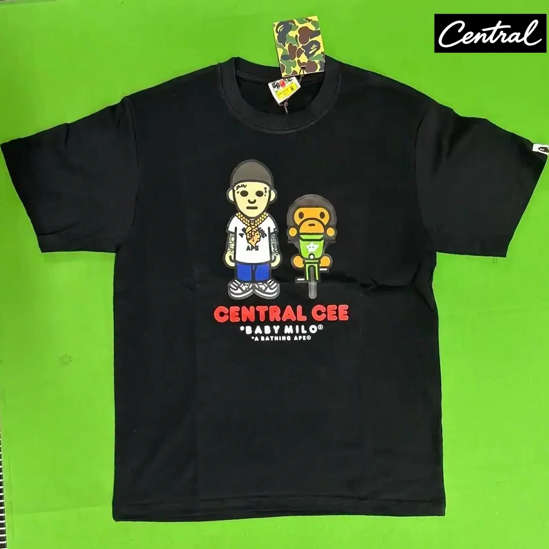 BAPE x Spotify x Central Cee Bax Milo Relaxed Fit Tee - Black