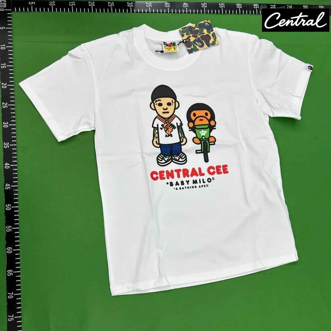 BAPE x Spotify x Central Cee Bax Milo Relaxed Fit Tee - White