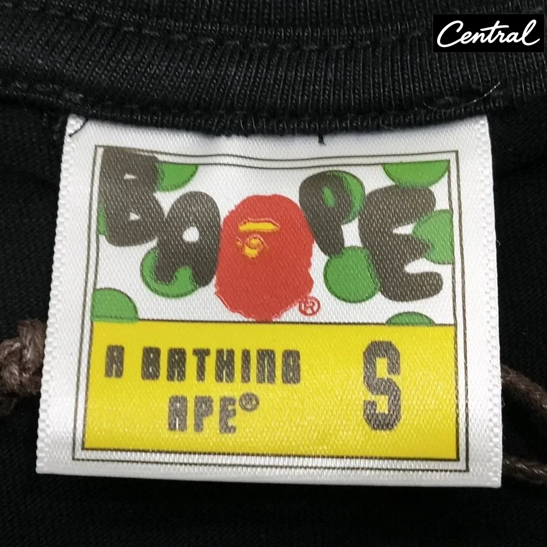 BAPE ABC Camo Milo Busy Works Tee (FW25) - black powder