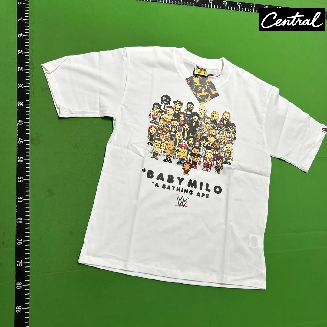 BAPE x Fanatics x WWE Wrestlers Baby Milo Relaxed Fit Tee - White