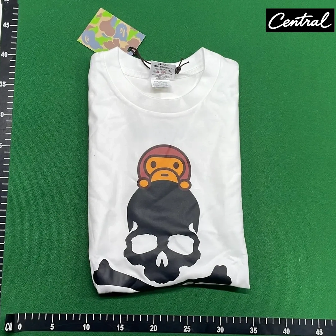 BAPE x MMJ Baby Milo Tee - white