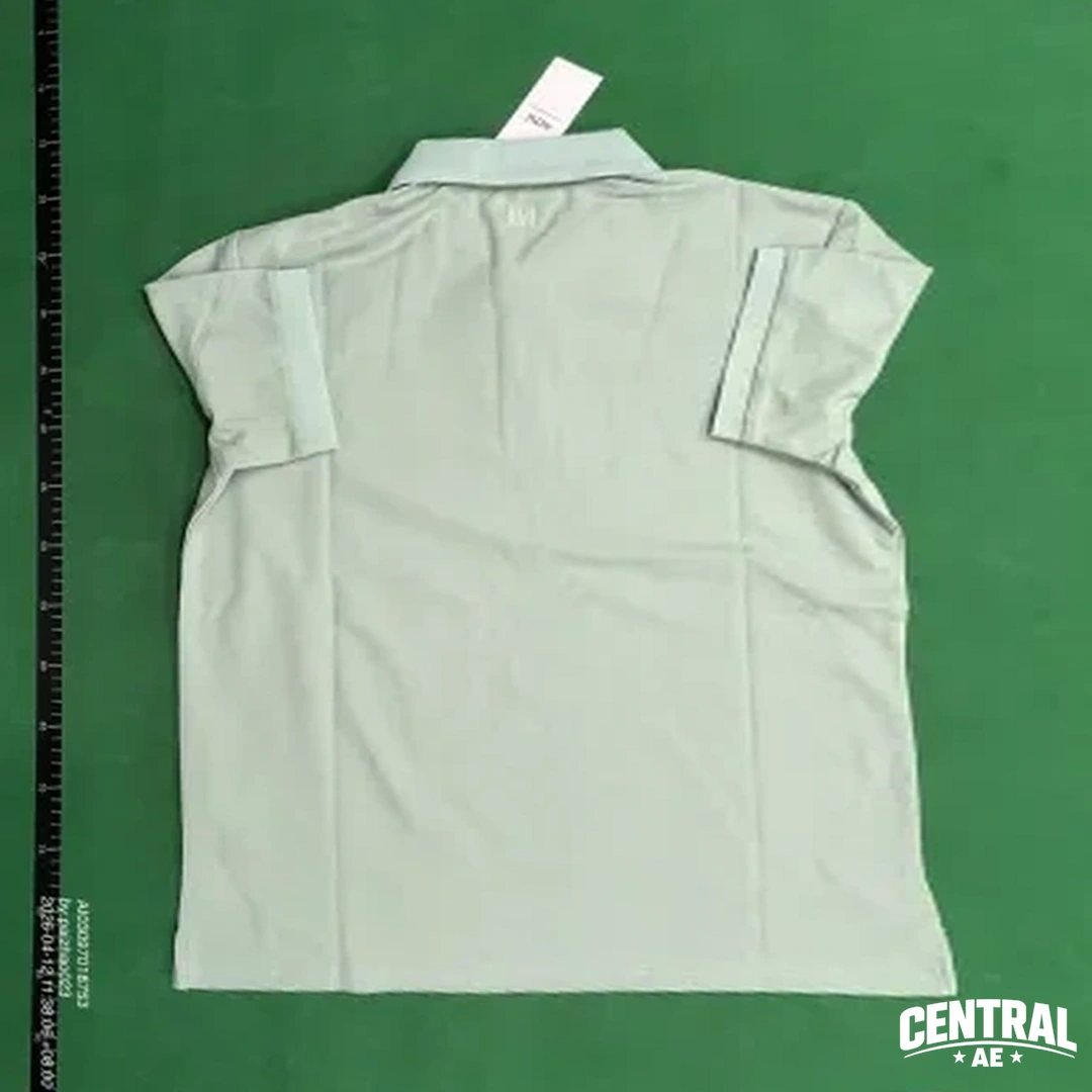 Ami Paris De Coeur Embroidered Polo Shirt - light green