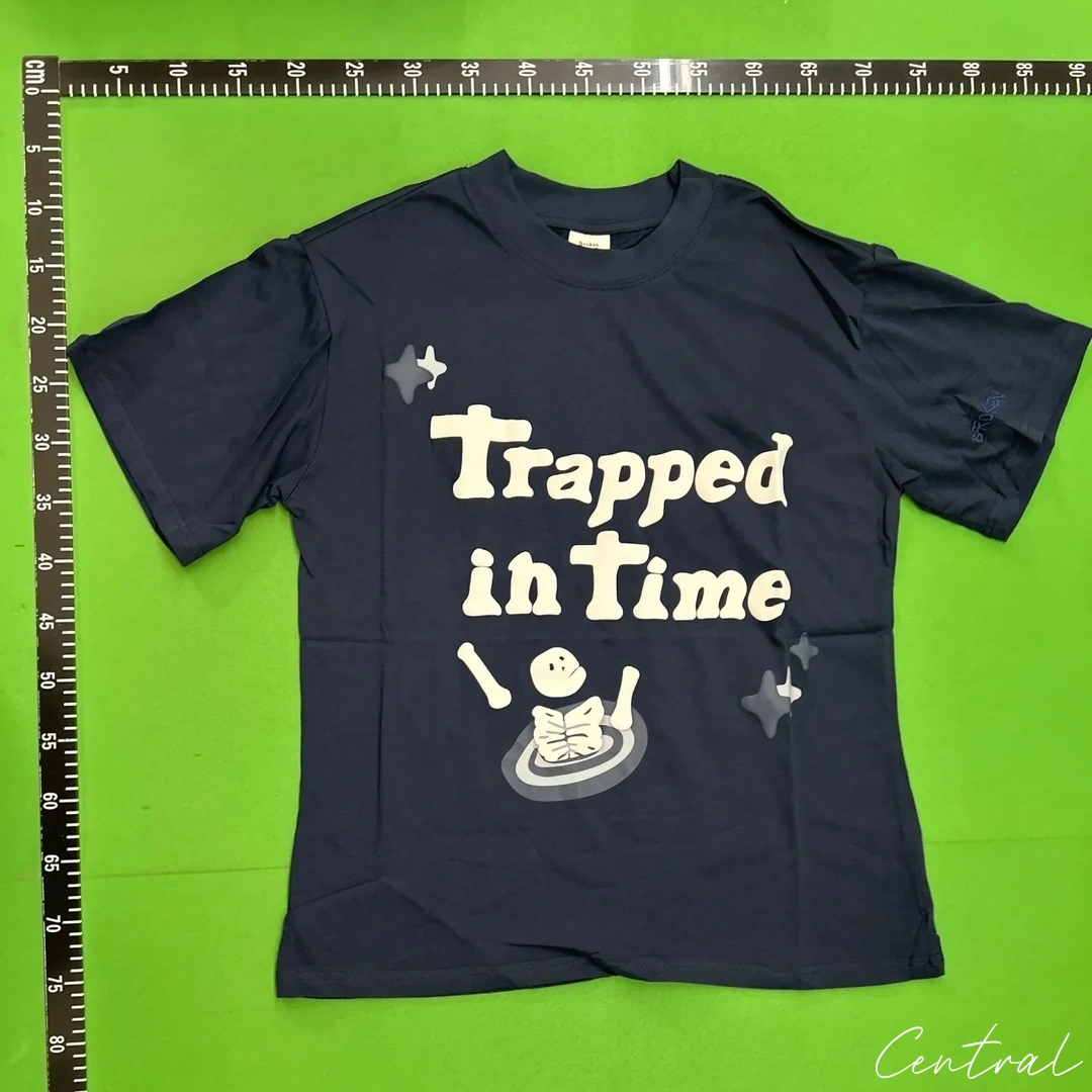 Broken Planet Trapped In time T-Shirt - Navy