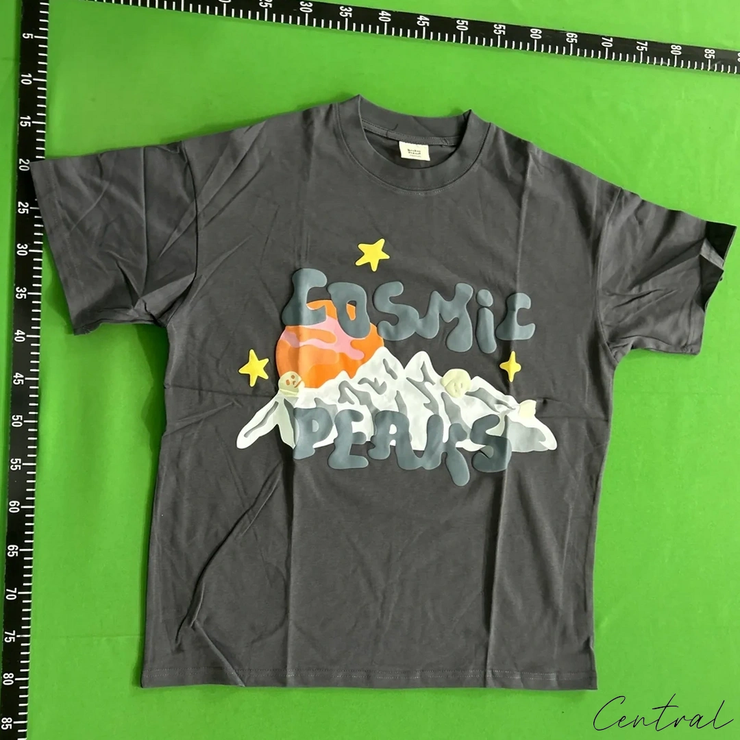 Broken Planet Cosmic Perks T-Shirt - Dark Gray